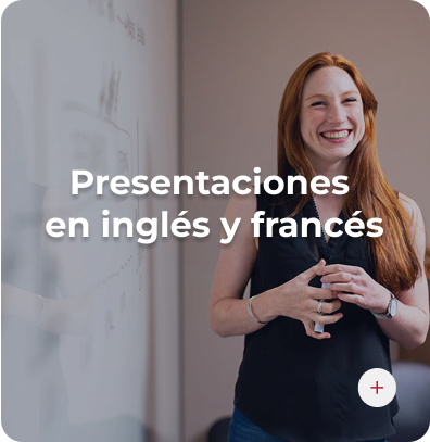 Presentaciones en inglés y francés